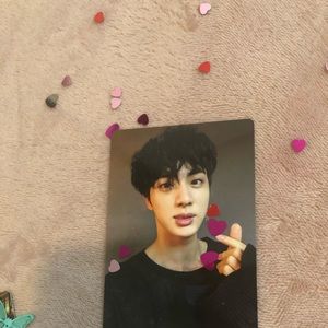 Official BTS Jin Photocard